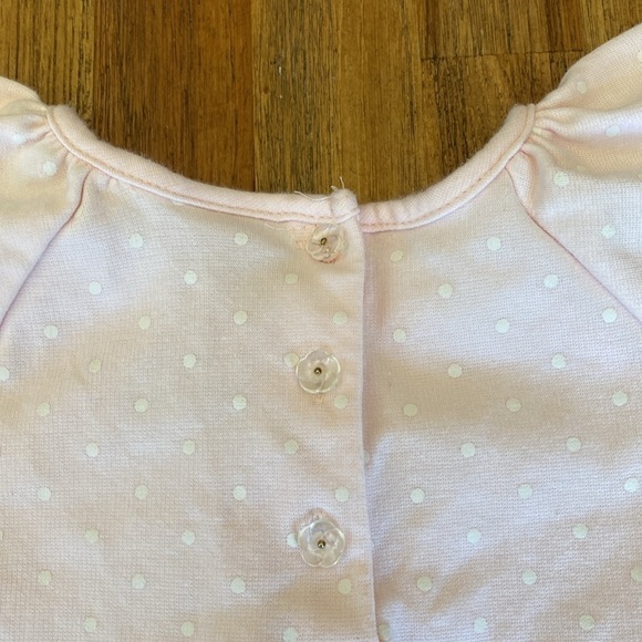 TAHARI Adorable Pink and White Polka Dot Dress with Bow. Size 3T. Short sleeve. - Picture 13 of 14